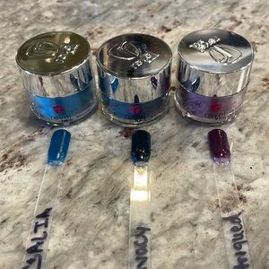 3 Revel Nail Dip Powders 0.5 Fl Oz Each D456 Galia, D379 Privacy, D356 Intrigued